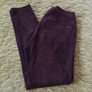 Sanctuary Chocolate Brown Microsuede Leggings